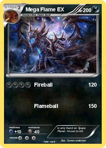 Pokemon Mega Flame EX