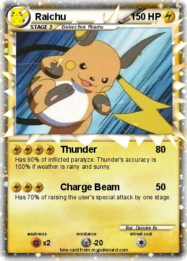 Pokemon Raichu