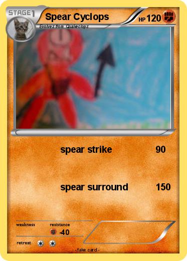Pokemon Spear Cyclops