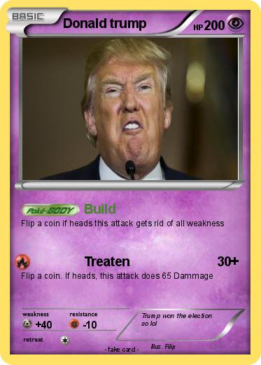 Pokemon Donald trump