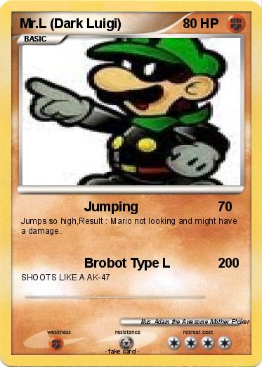 Pokemon Mr.L (Dark Luigi)