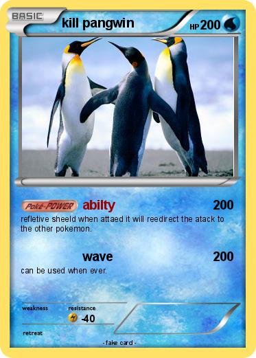 Pokemon kill pangwin