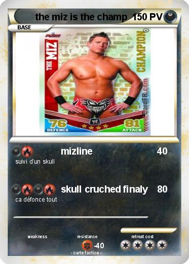 Pokemon the miz is the champ