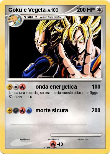 Pokemon Goku e Vegeta
