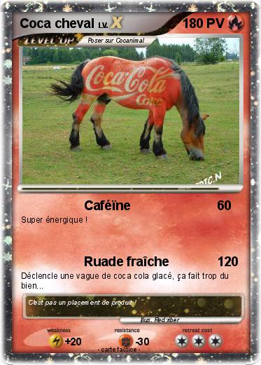 Pokemon Coca cheval