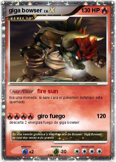 Pokemon giga bowser