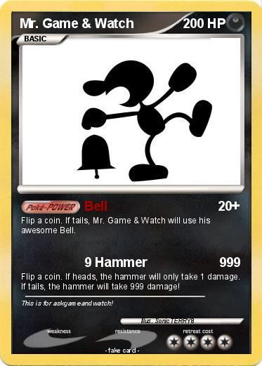 Pokemon Mr. Game & Watch