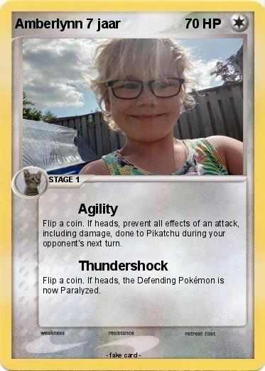 Pokemon Amberlynn 7 jaar