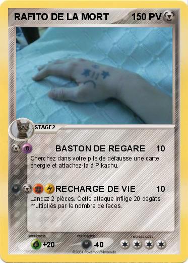 Pokemon RAFITO DE LA MORT