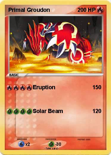 Pokemon Primal Groudon