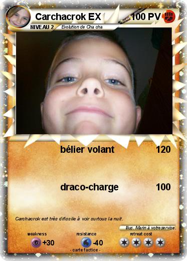 Pokemon Carchacrok EX