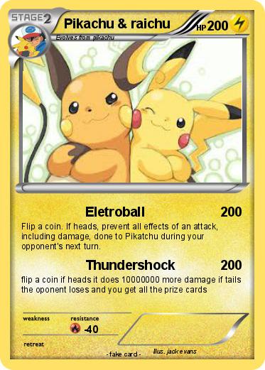 Pokemon Pikachu & raichu