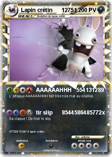 Pokemon Lapin crétin      12751