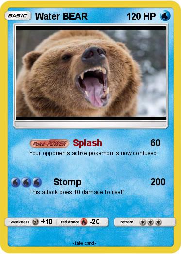 Pokemon Water BEAR