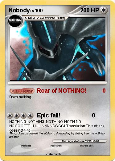Pokemon Nobody