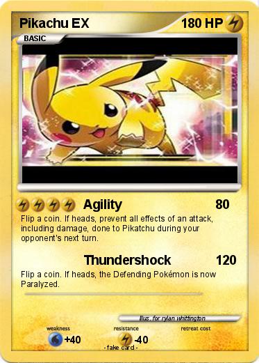 Pokemon Pikachu EX
