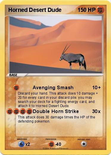 Pokemon Horned Desert Dude