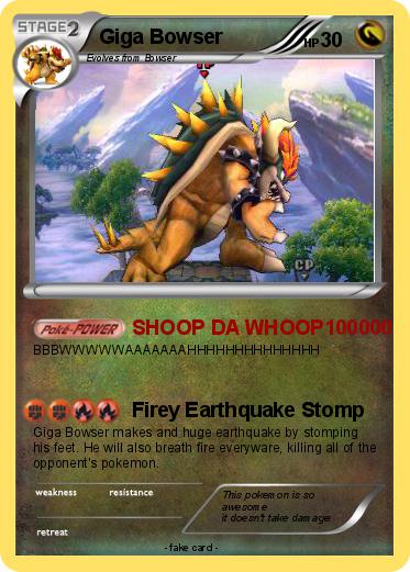 Pokemon Giga Bowser