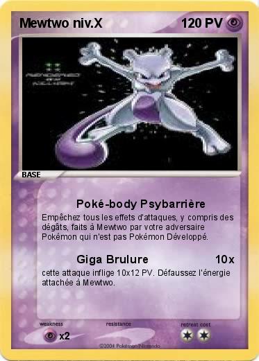 Pokemon Mewtwo niv.X