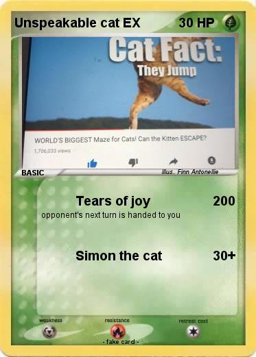 Pokemon Unspeakable cat EX