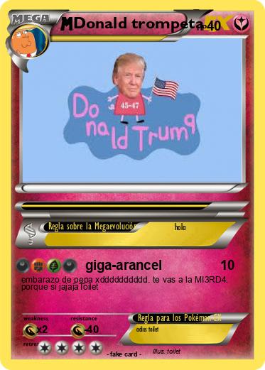 Pokemon Donald trompeta
