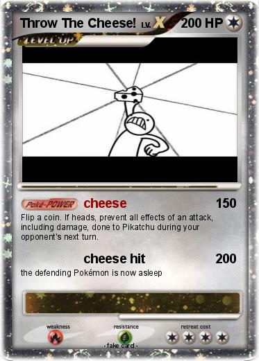 Pokemon Throw The Cheese!