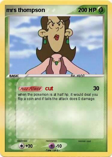 Pokemon mrs thompson