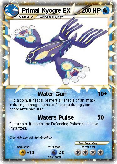 Pokemon Primal Kyogre EX
