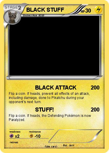 Pokemon BLACK STUFF