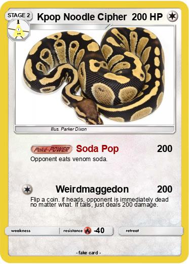 Pokemon Kpop Noodle Cipher