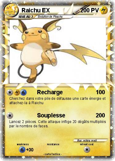 Pokemon Raichu EX