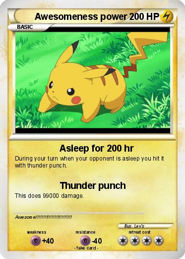 Pokemon Awesomeness power