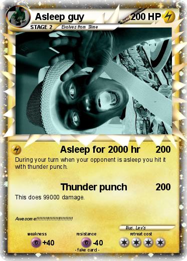 Pokemon Asleep guy