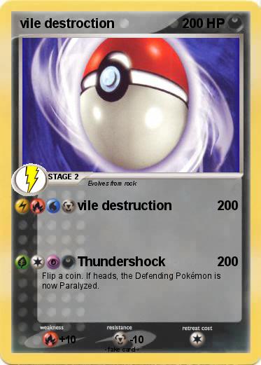 Pokemon vile destroction