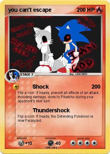 Pokemon you can't escape