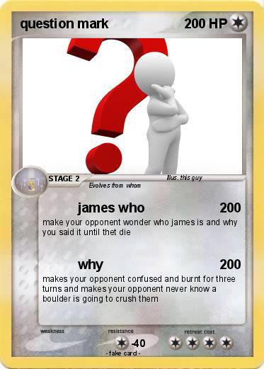 Pokemon question mark