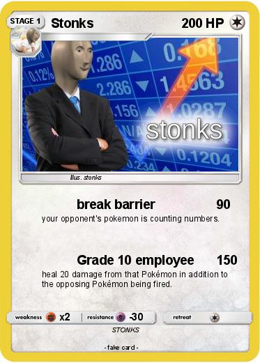 Pokemon Stonks