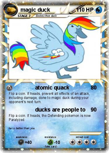 Pokemon magic duck