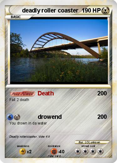 Pokemon deadly roller coaster