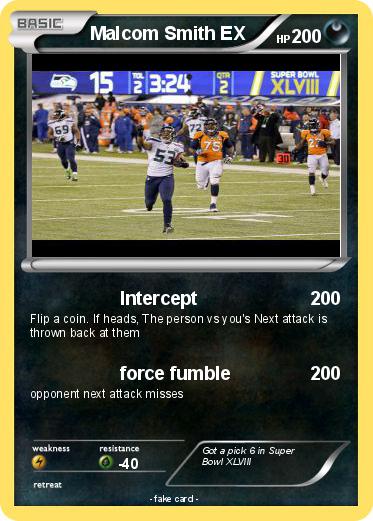 Pokemon Malcom Smith EX