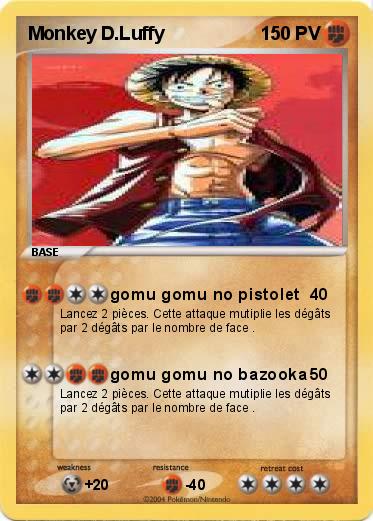 Pokemon Monkey D.Luffy