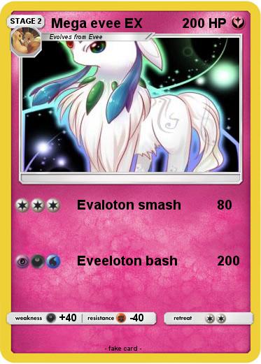 Pokemon Mega evee EX