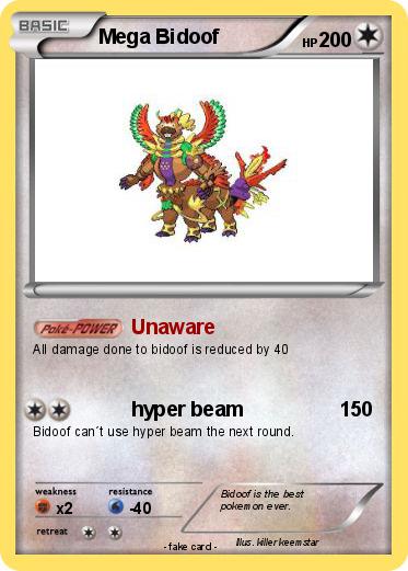 Pokemon Mega Bidoof