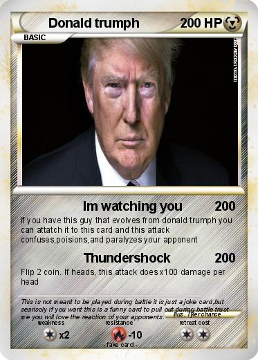 Pokemon Donald trumph