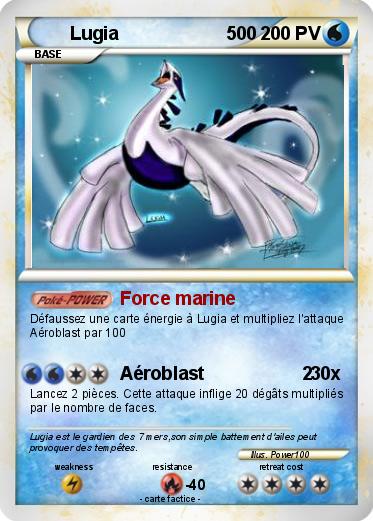 Pokemon Lugia                     500
