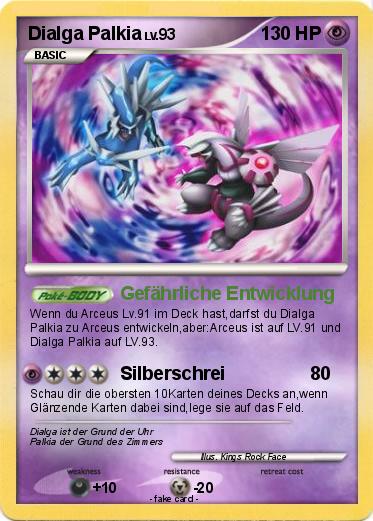 Pokemon Dialga Palkia