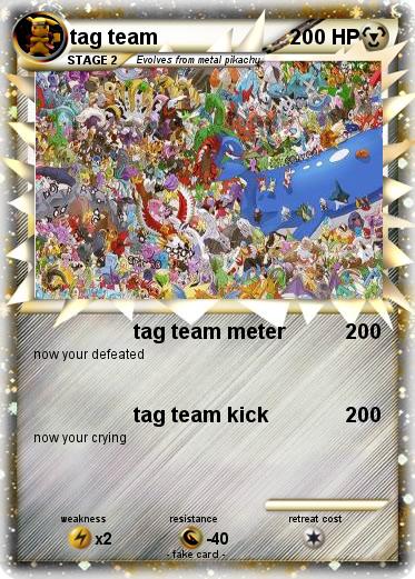 Pokemon tag team