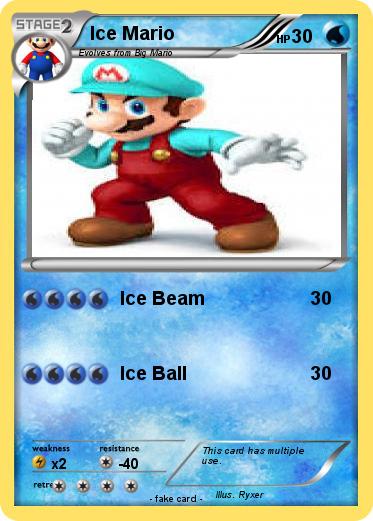 Pokemon Ice Mario