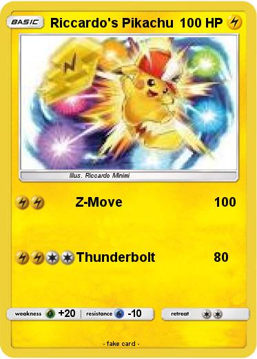Pokemon Riccardo's Pikachu