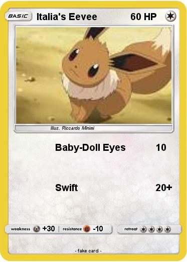 Pokemon Italia's Eevee